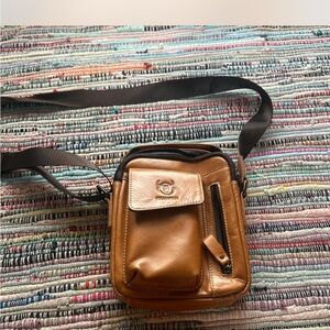 Brown Leather Crossbody Bag